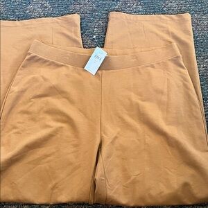J. Jill Wide Leg Pants in Warm Tan